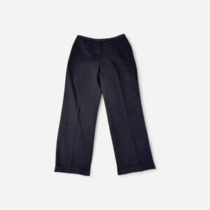 Vintage silky black dress pants size 14P